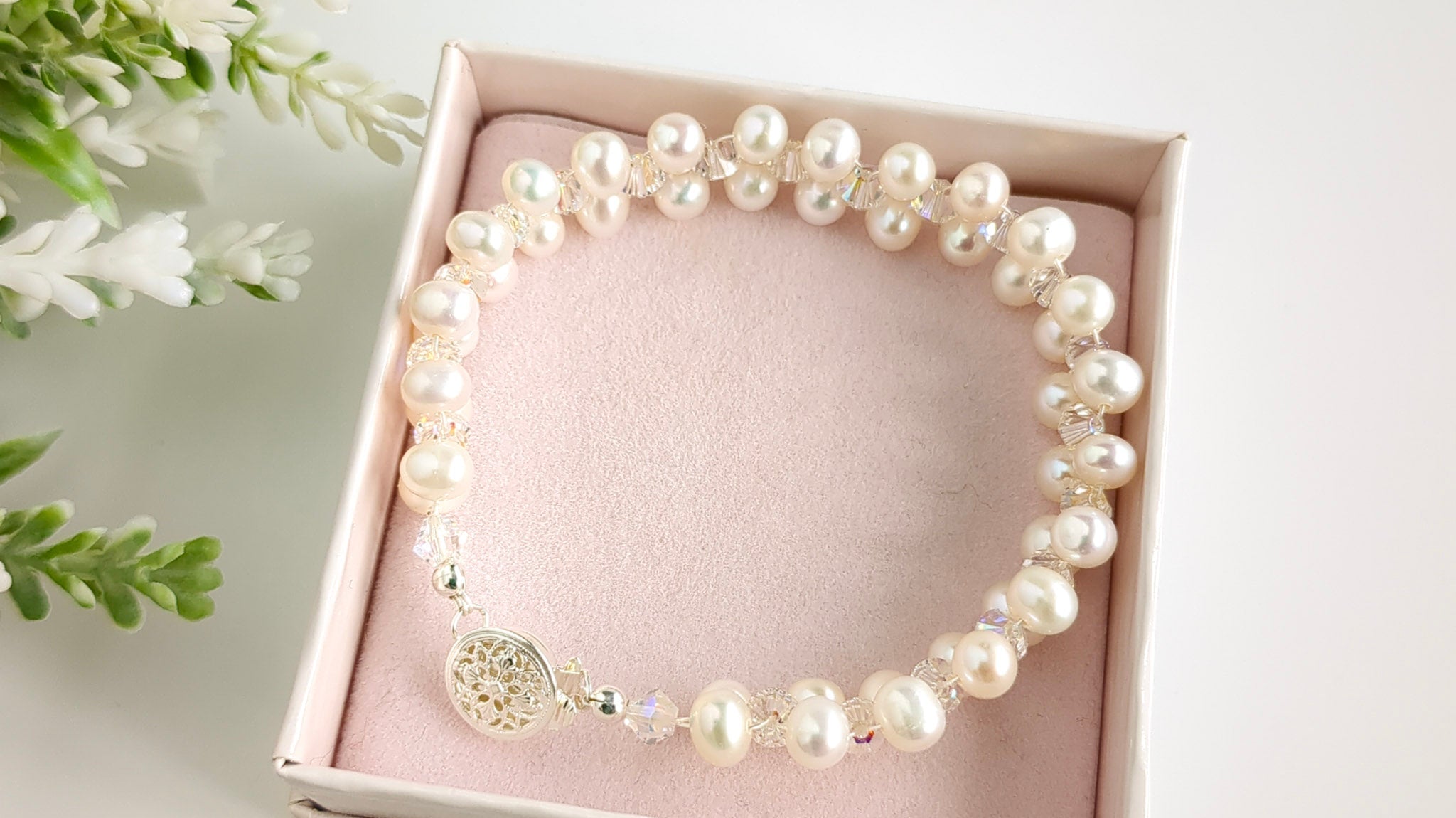 double pearl bracelet