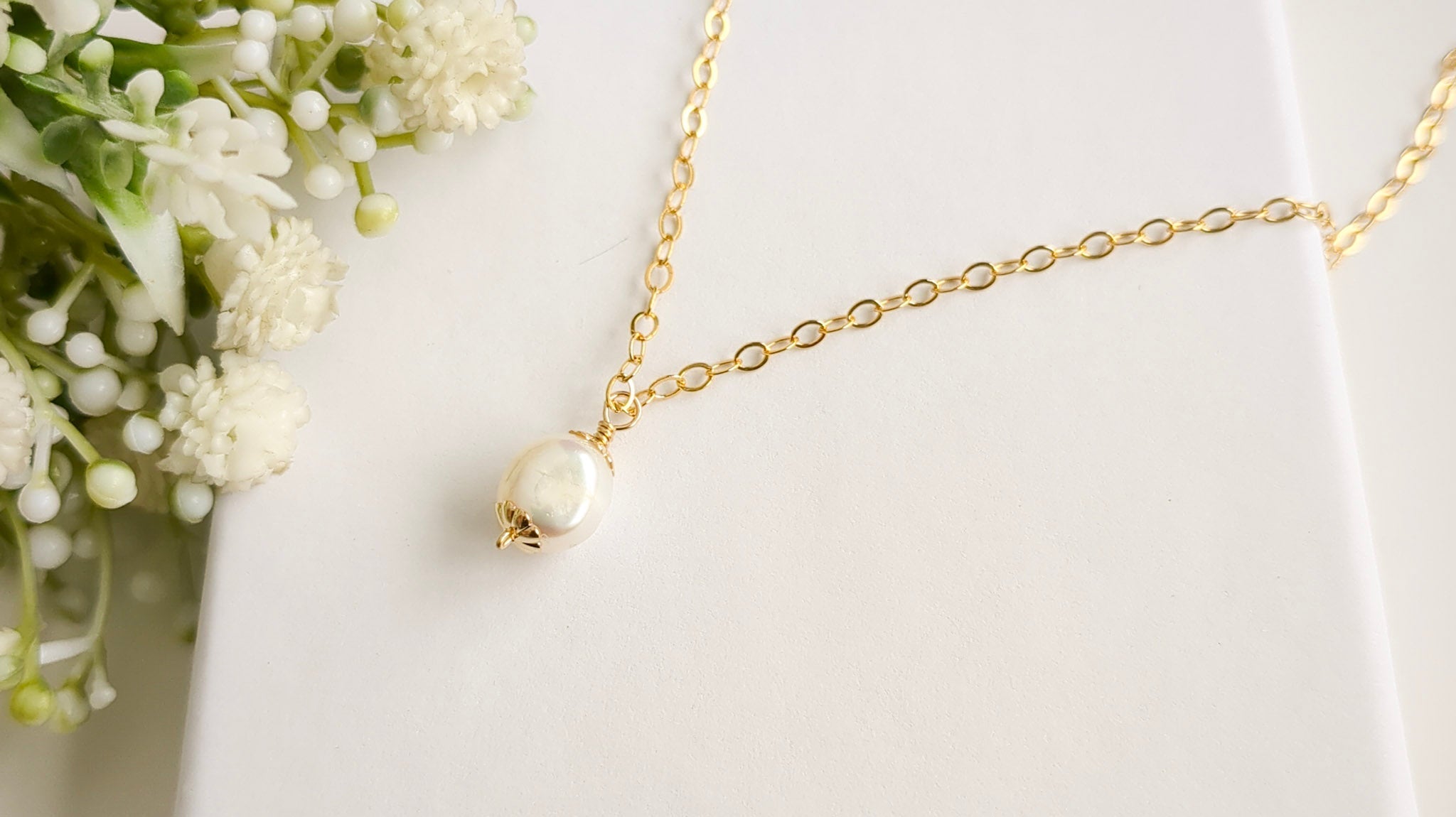 Vintage Style Pearl Pendant