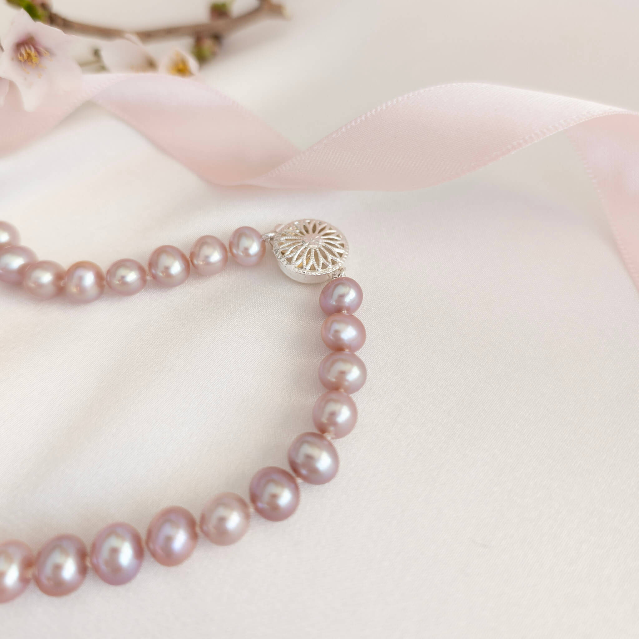 Pink Pearl Necklace