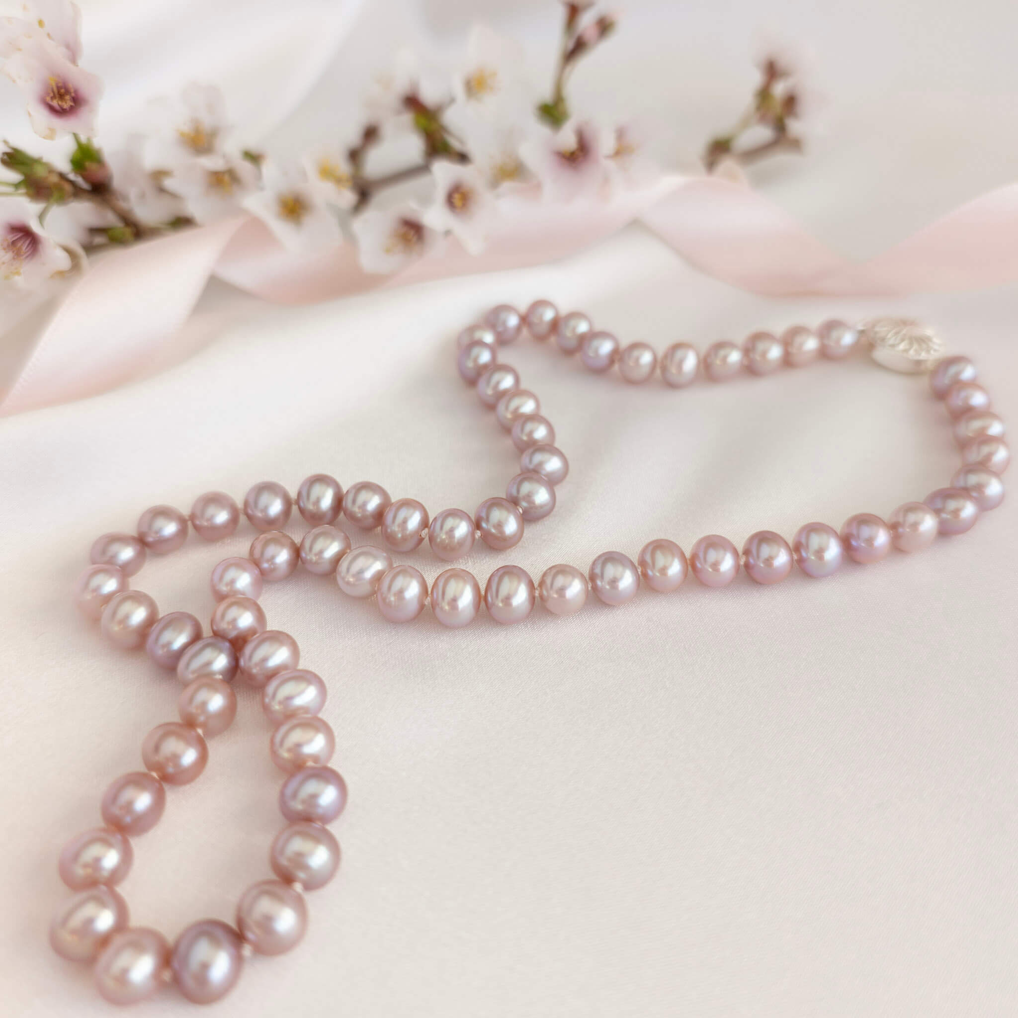 Pink Pearl Necklace