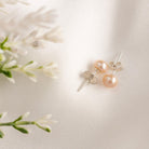 Pink Pearl Studs Earrings