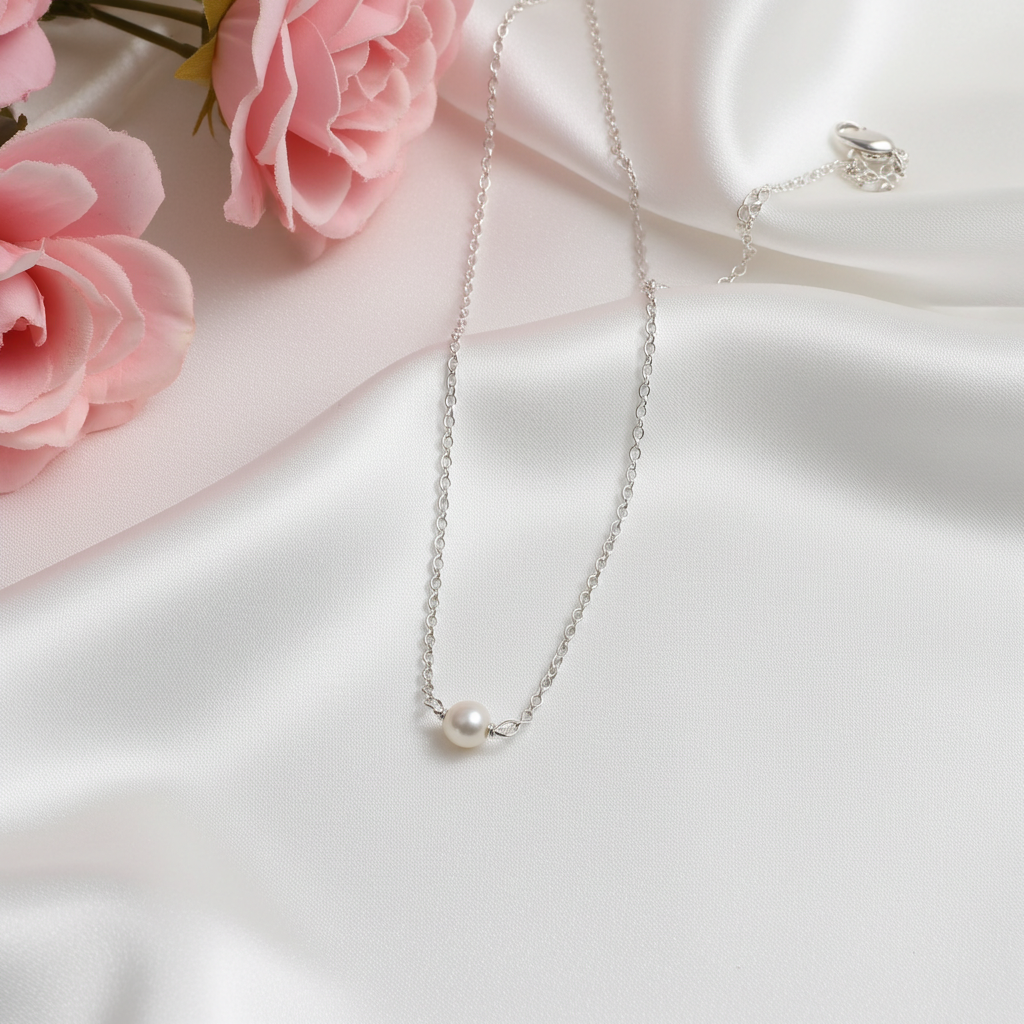 single pearl necklace