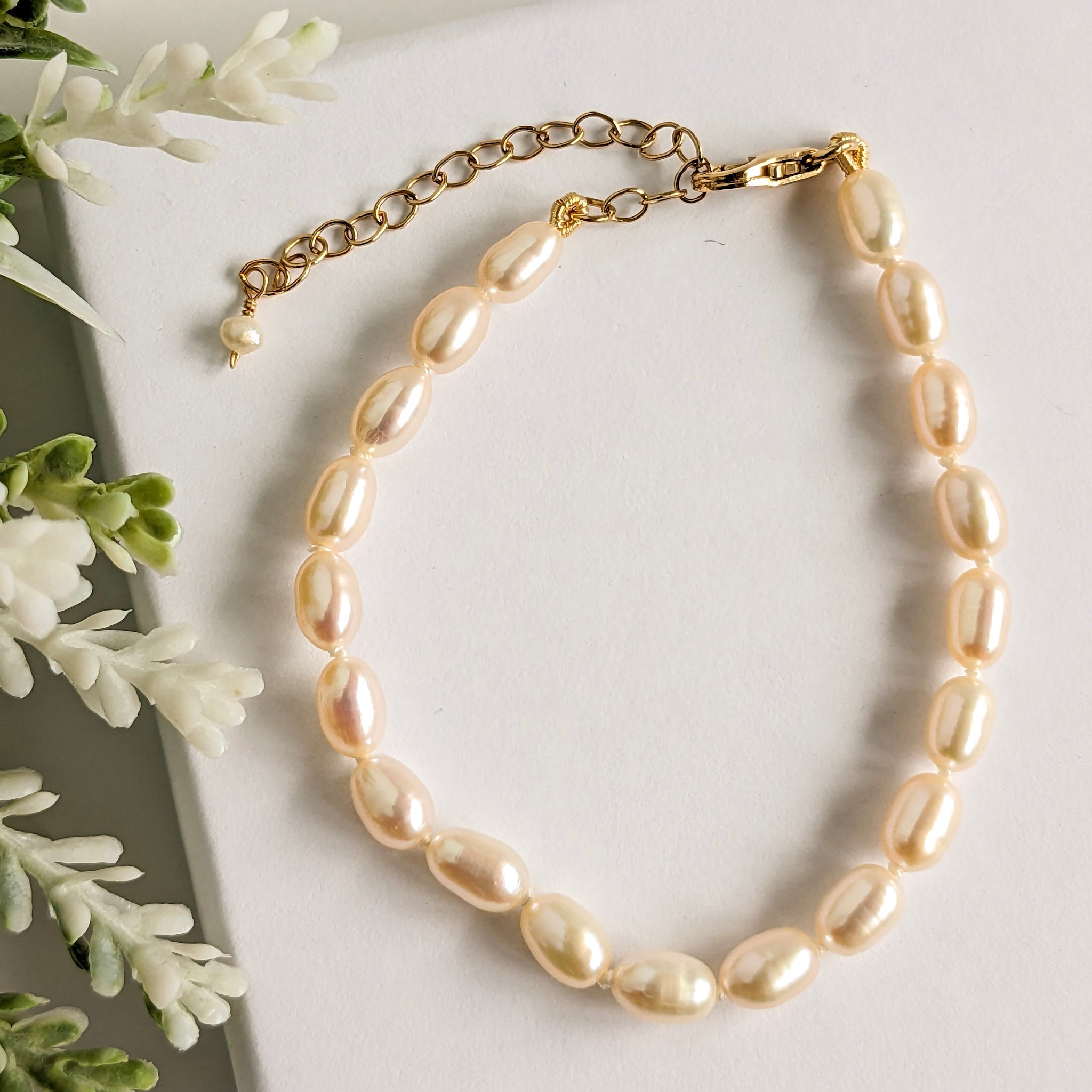 Handmade Pearl Bracelet