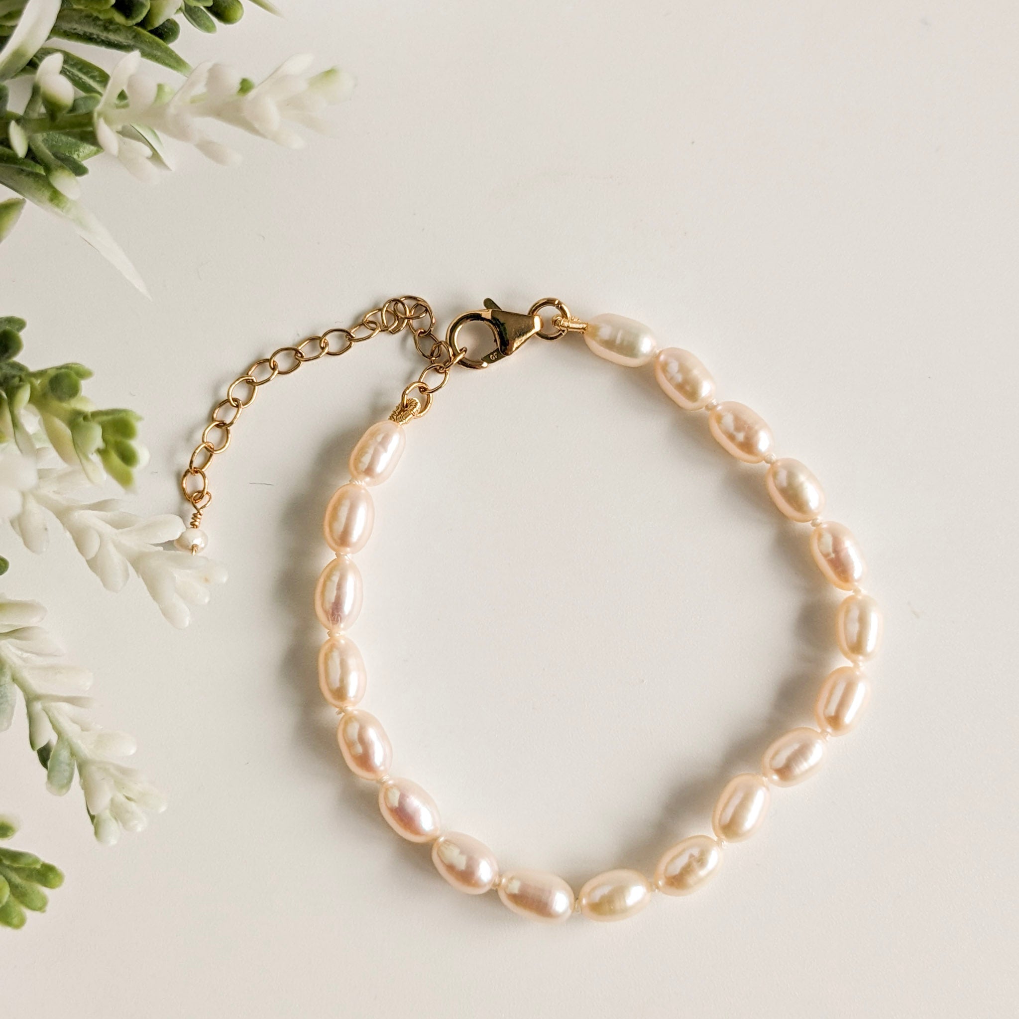 Handmade Pearl Bracelet