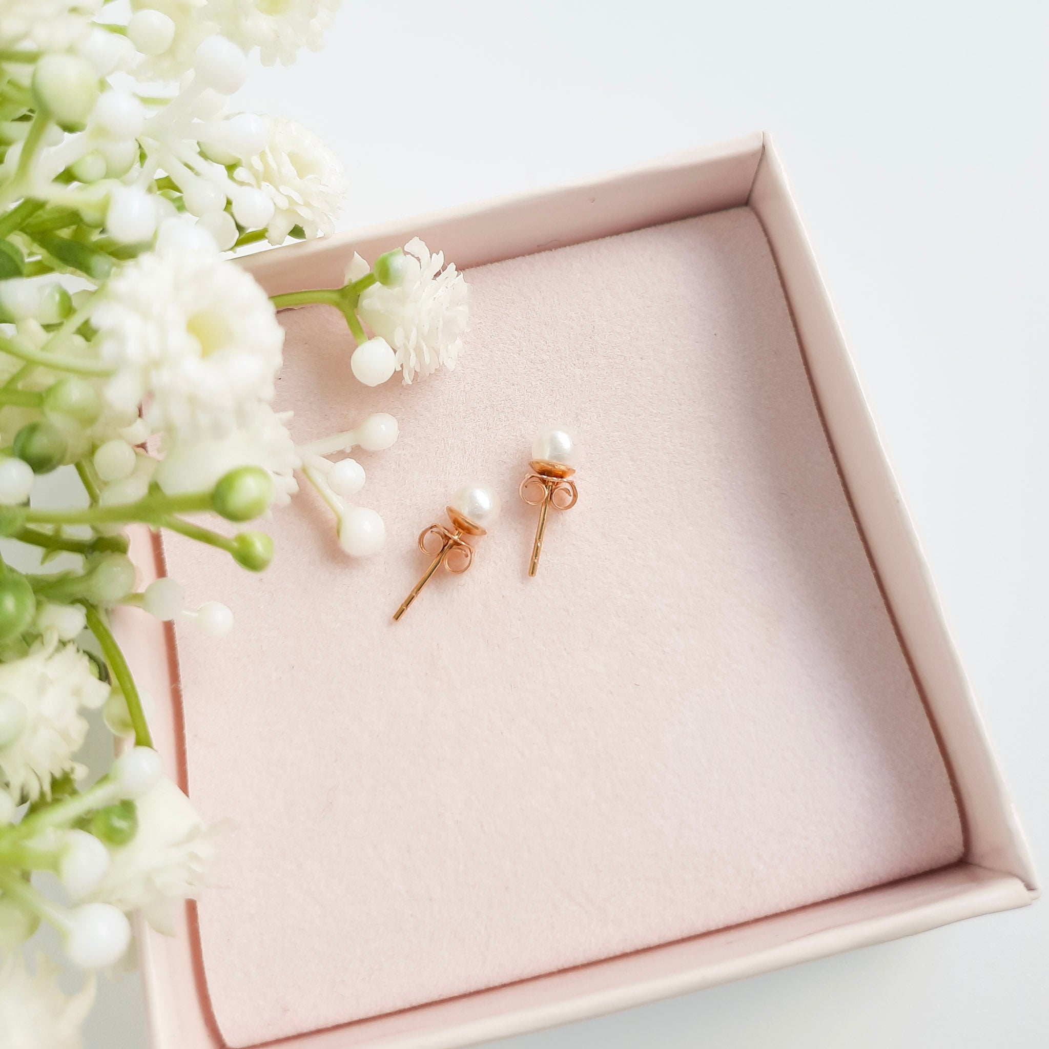 Pearl Stud Earrings