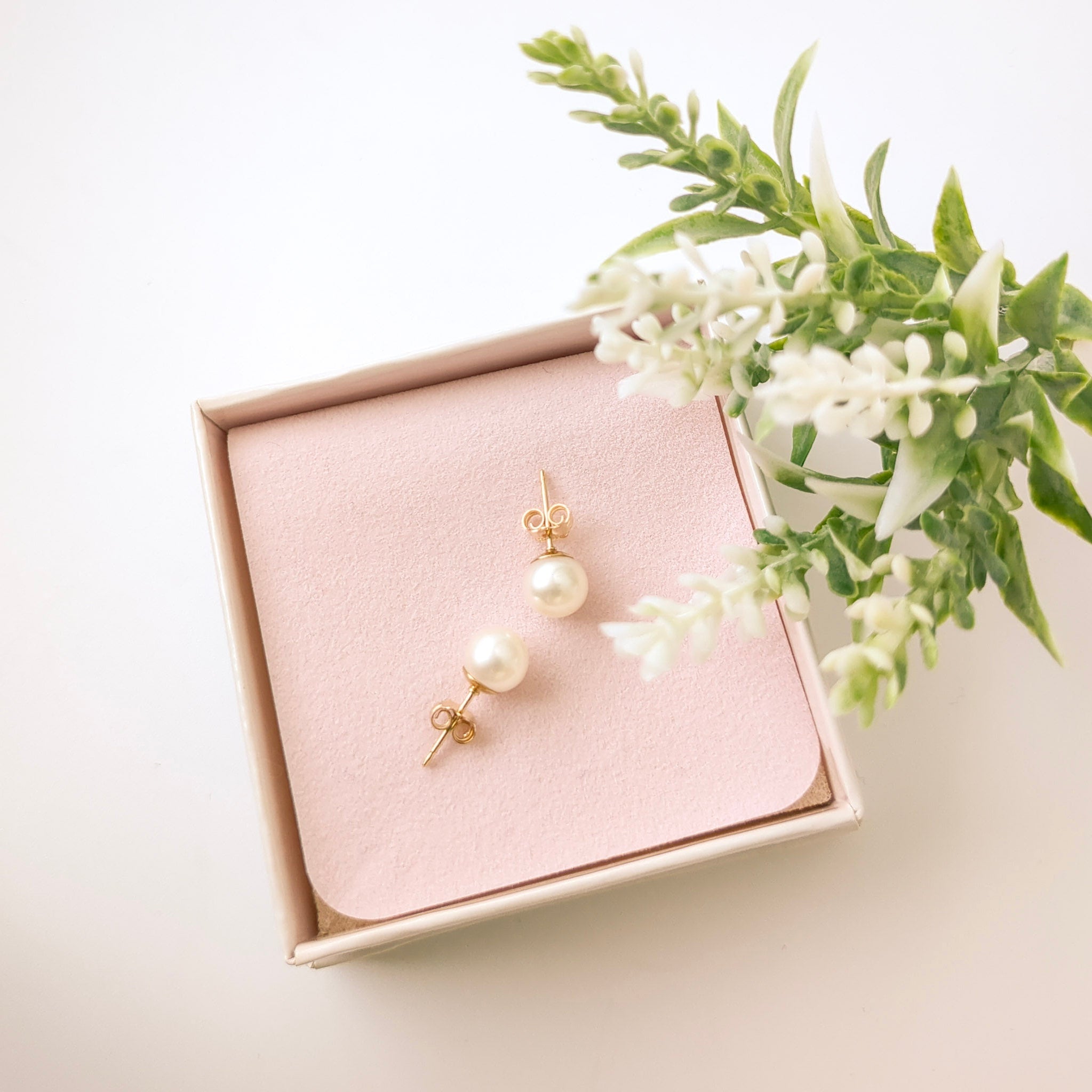 Pearl Stud Earrings