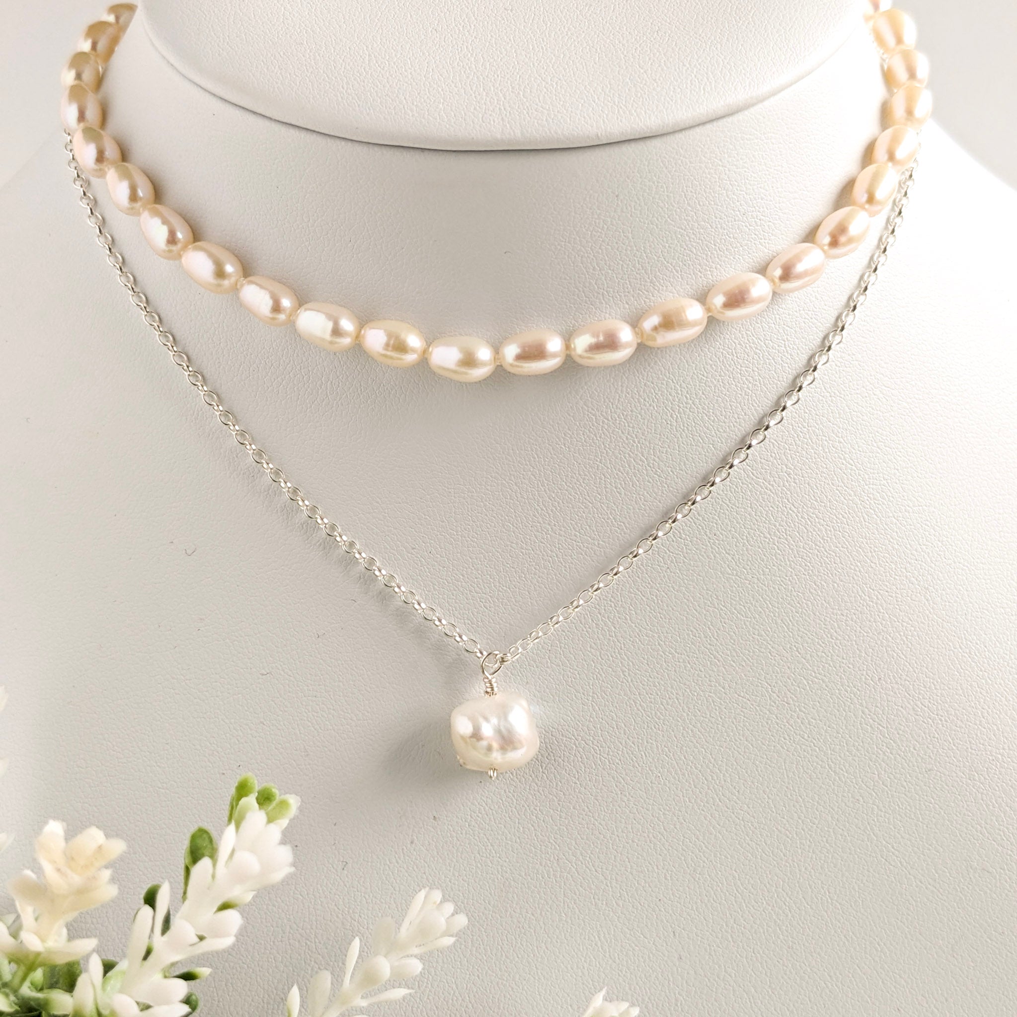 Pearl Choker - Watermeadow Lane Jewellery