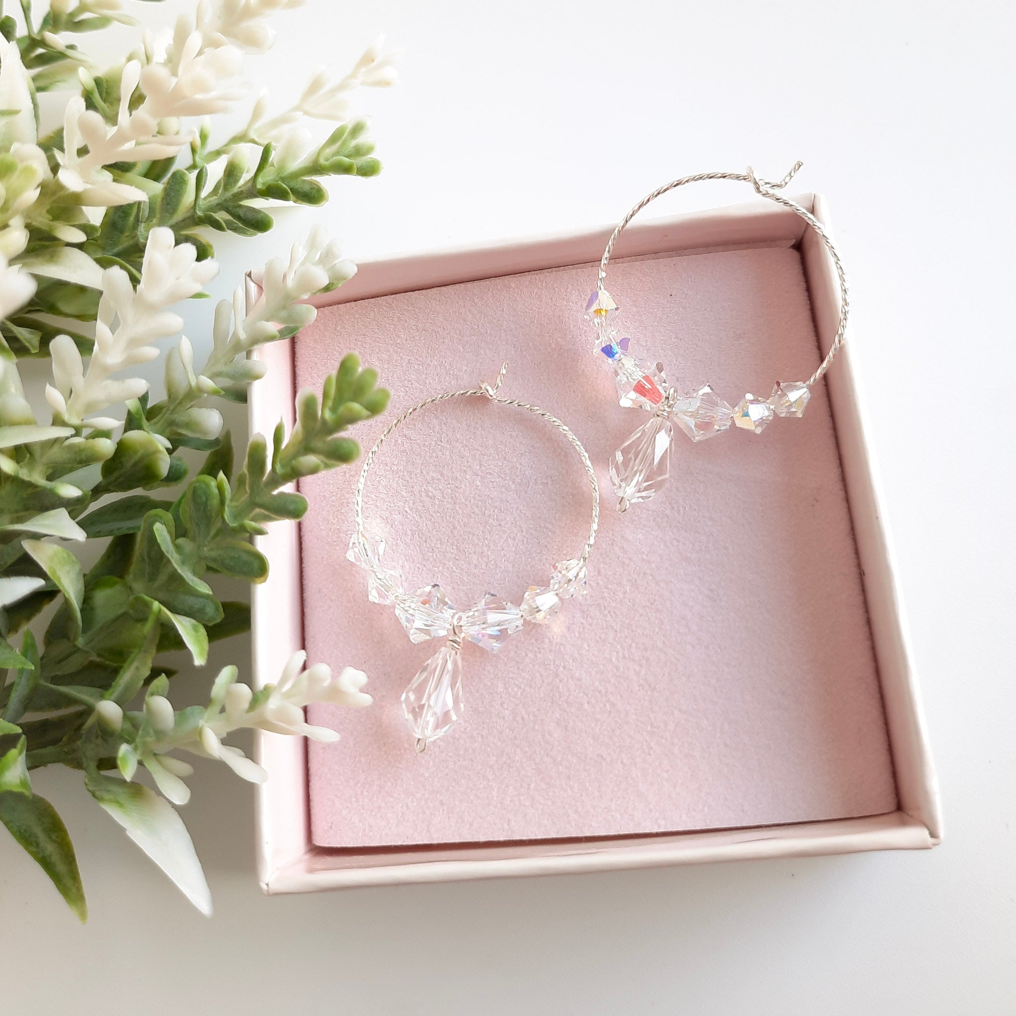 Sparkle Hoop Earrings