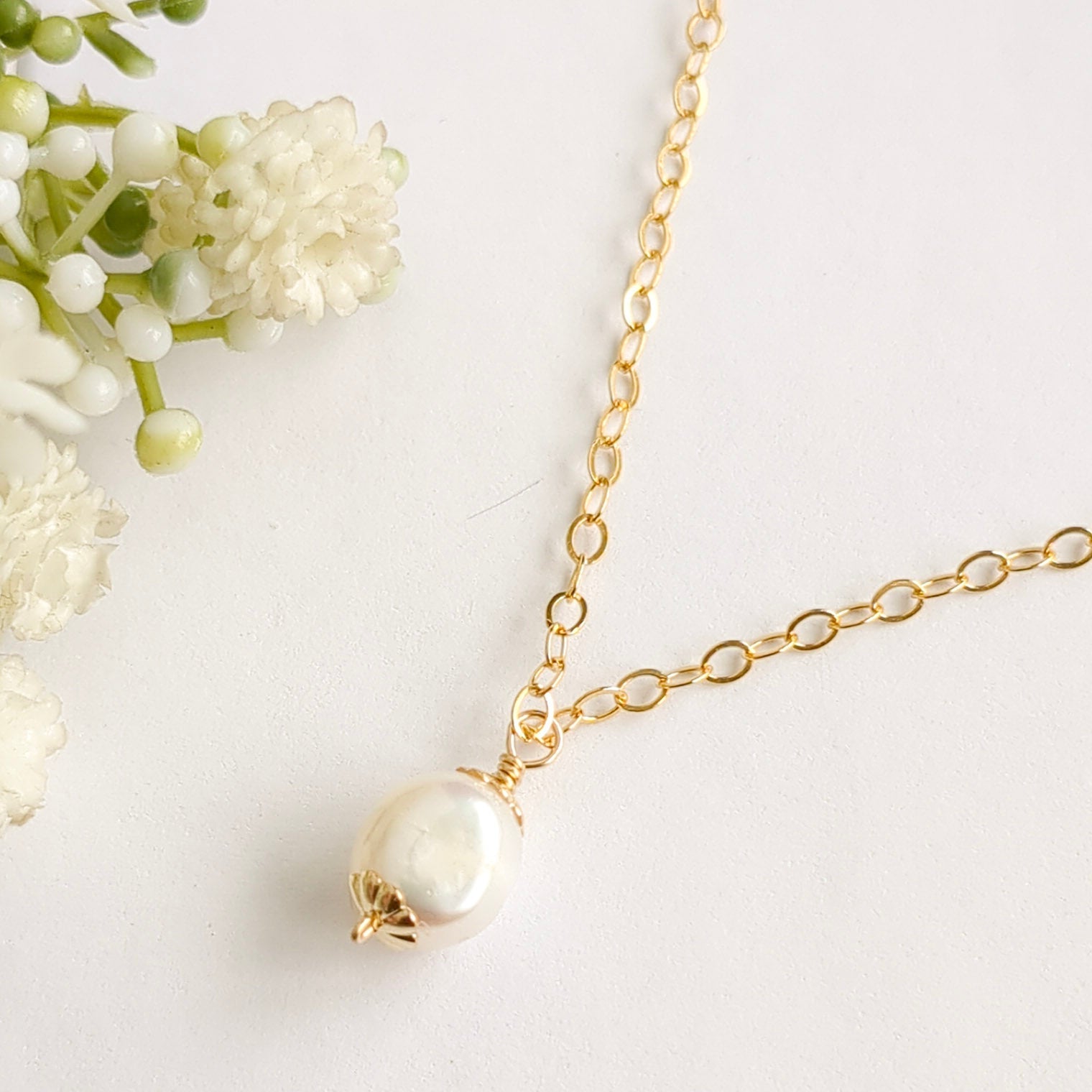 Vintage Style Pearl Pendant