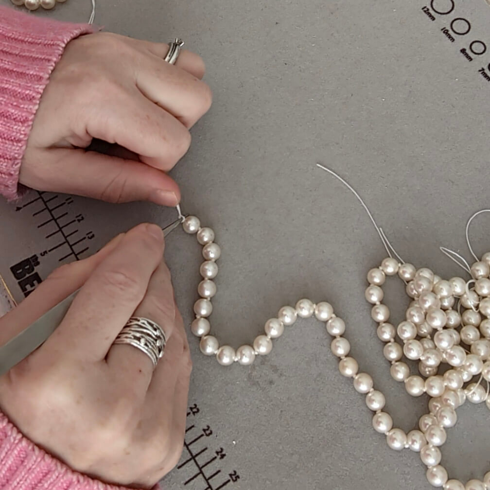 pearl stringing