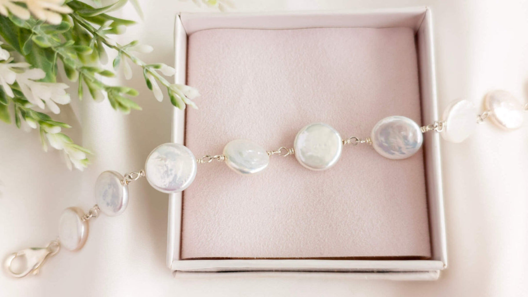 coin pearl bracelet