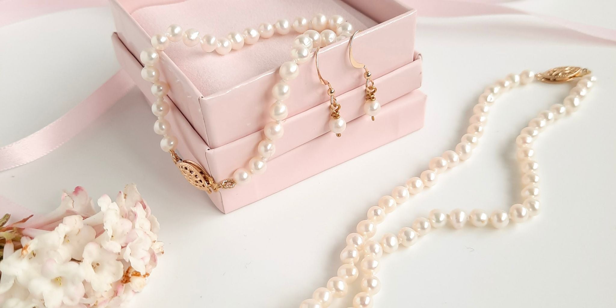 pearl jewellery set
