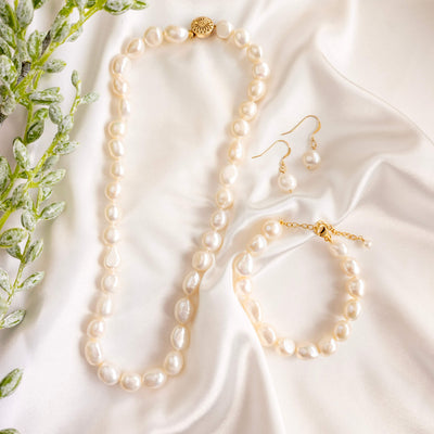 AAA Grade Baroque Pearl Jewellery Set