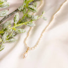 boho baroque pearl pendant necklace