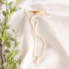 boho baroque pearl pendant necklace