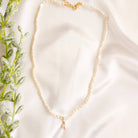 boho baroque pearl pendant necklace
