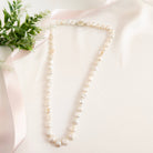 Button Pearl Necklace
