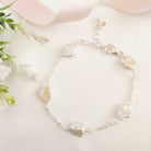 Pearl and Sterling Silver Chain Bracelet