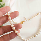 Pearl and Gold Beaded Necklace