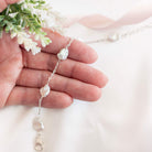 Pearl and Sterling Silver Chain Bracelet