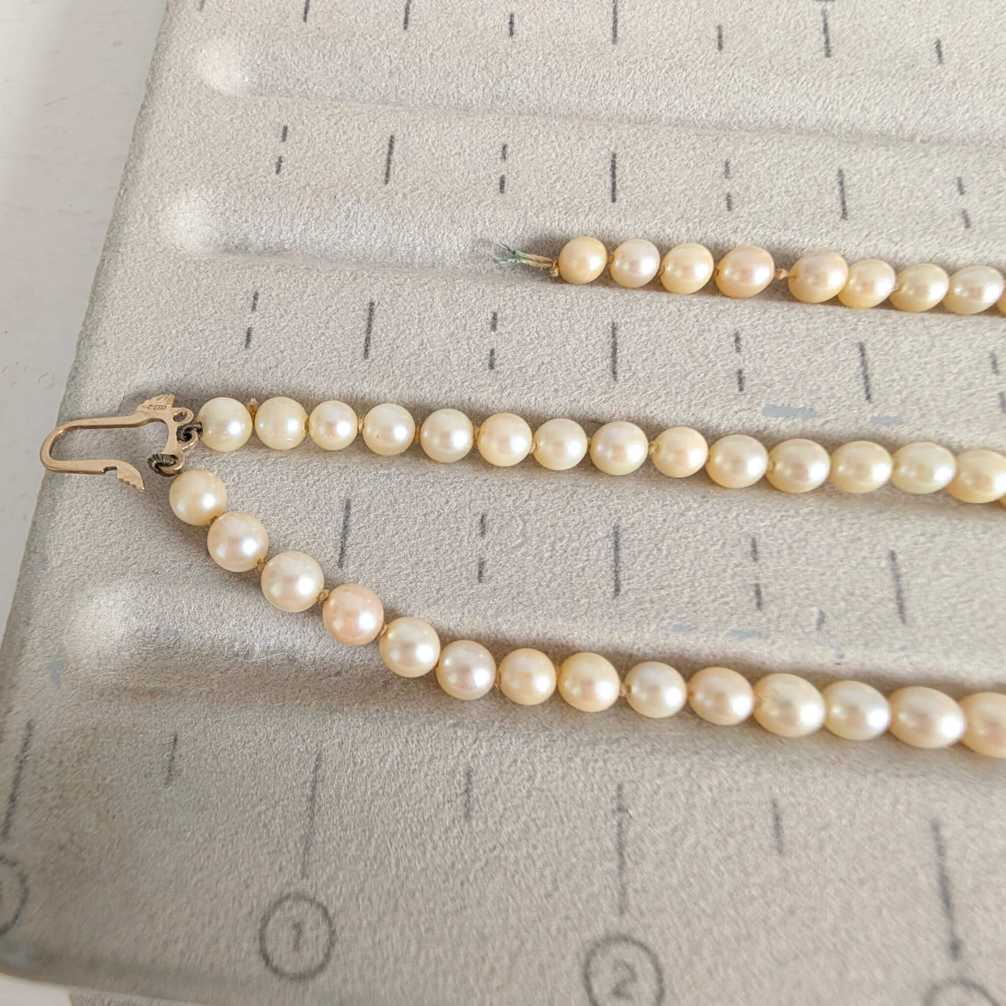 pearl necklace to be restrung