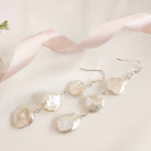Petal Pearl Statement Earrings