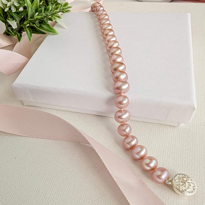 Pink Freshwater Pearl Bracelet