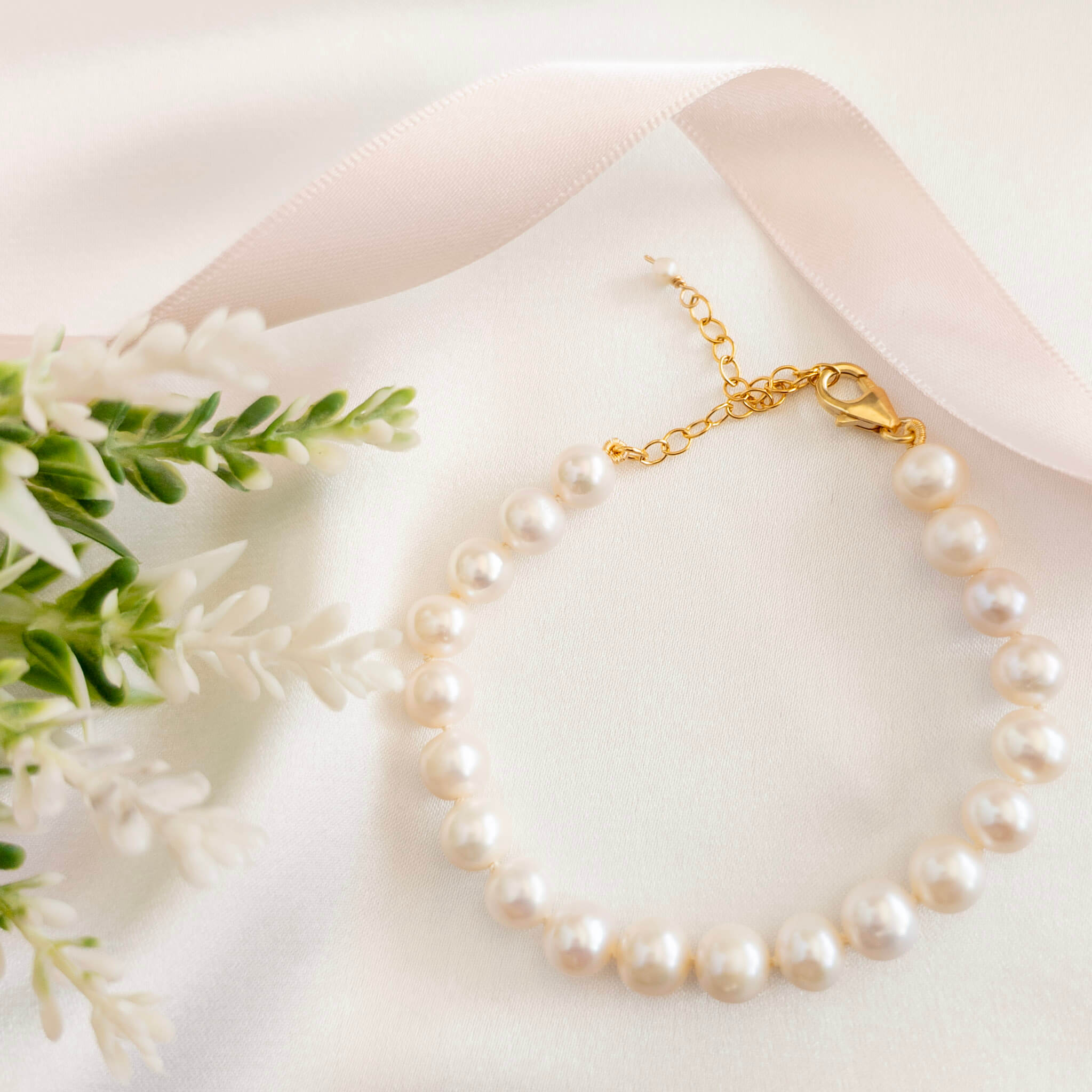 Round Freshwater Pearl Bracelet