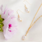 Vinatge Style Pearl jewellery set gold