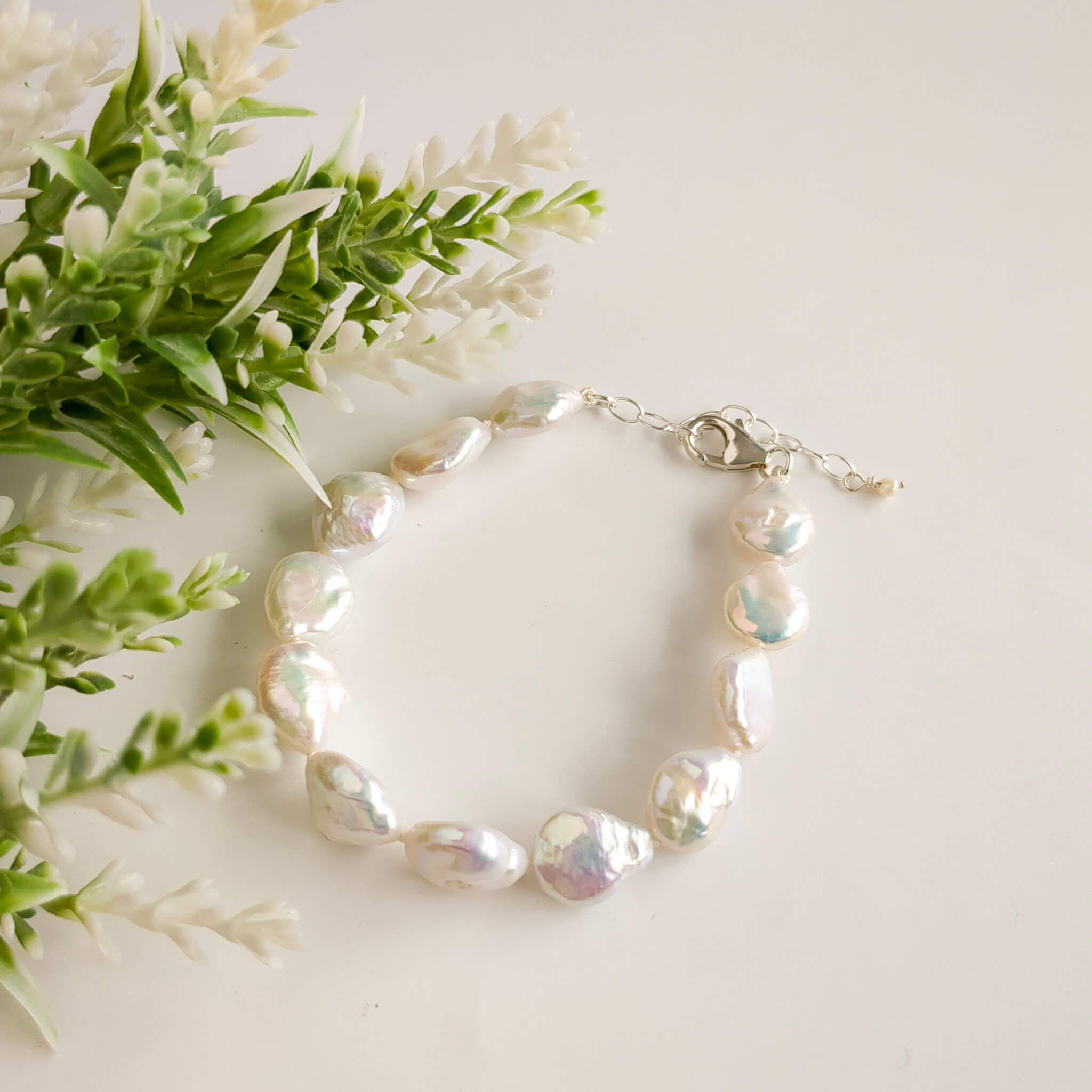 Baroque Coin Pearl Necklace Jewellery Set - Watermeadow Lane Jewellery