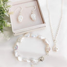 Baroque Coin Pearl Pendant Jewellery Set - Watermeadow Lane Jewellery