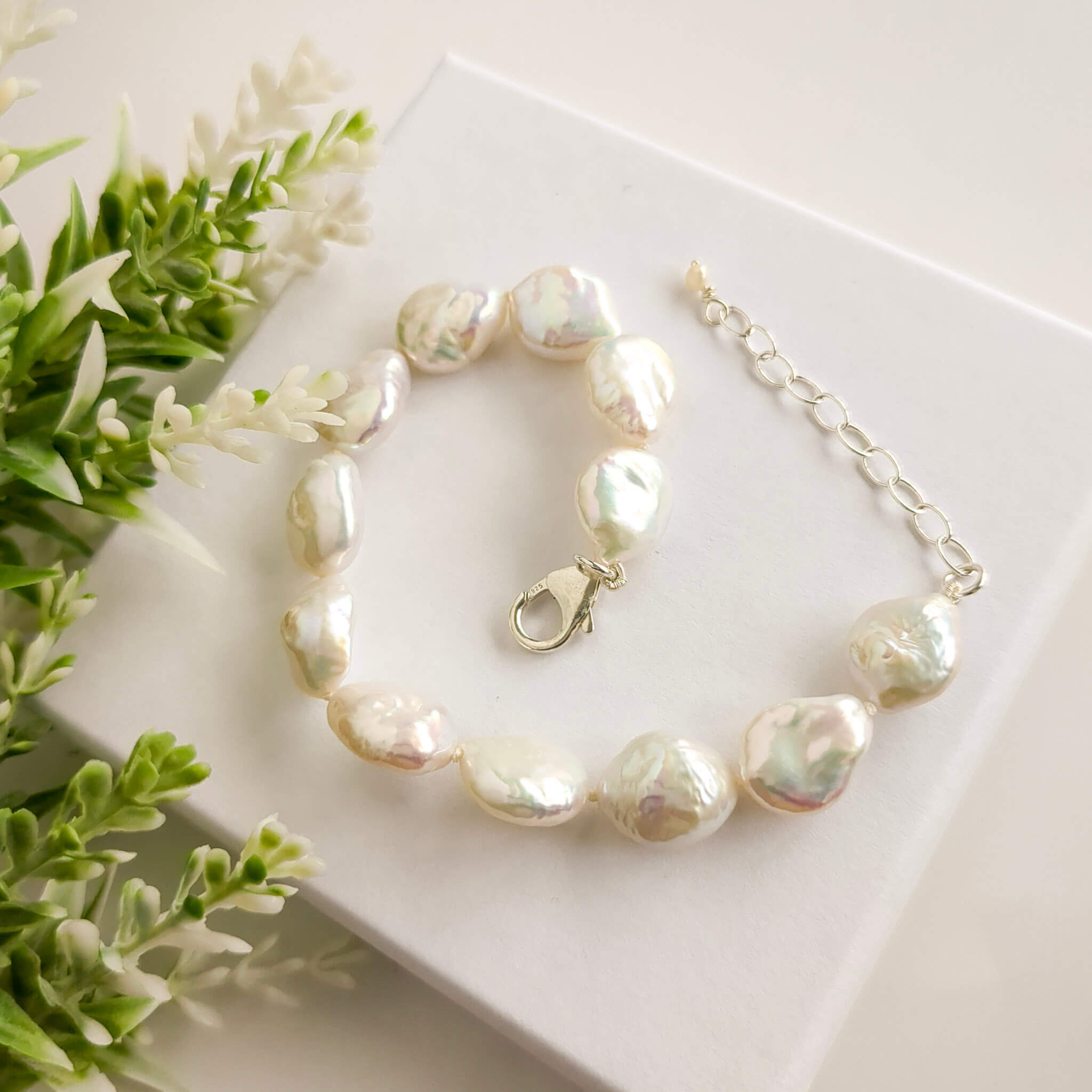 Baroque Coin Pearl Pendant Jewellery Set - Watermeadow Lane Jewellery