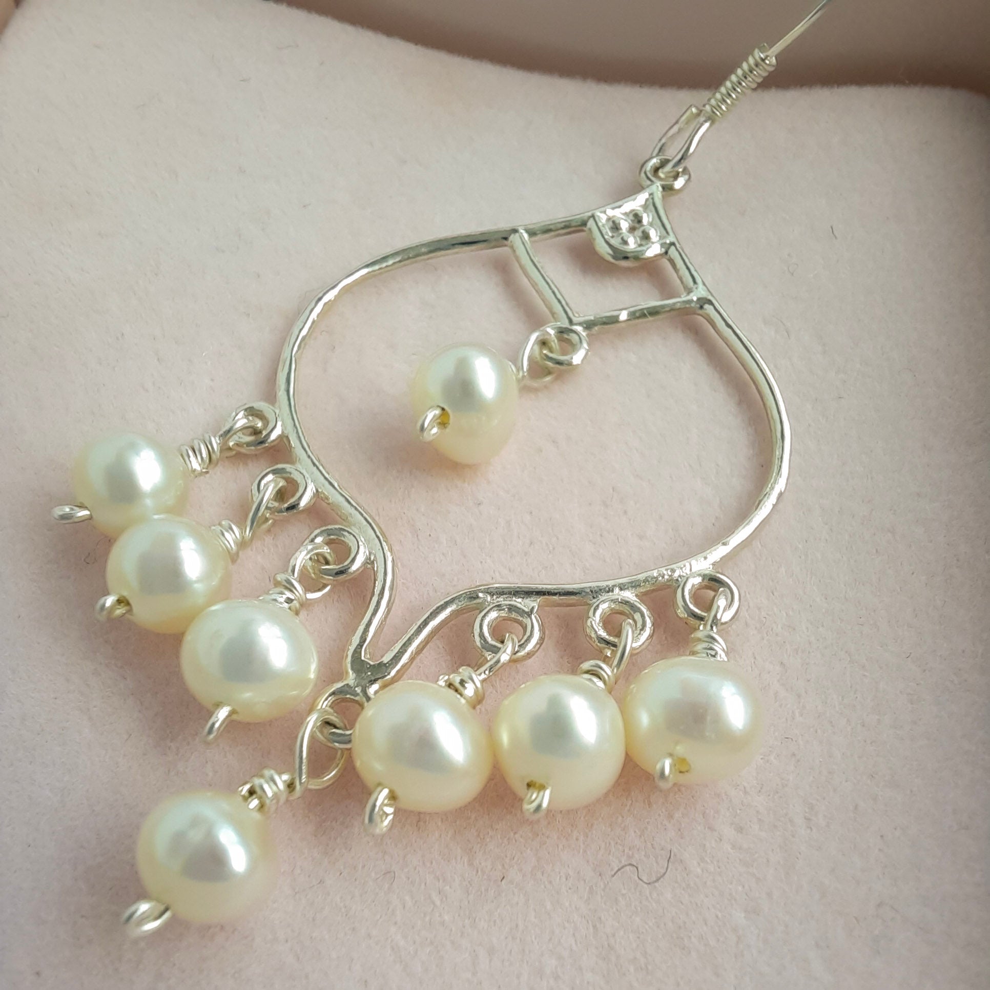 Chandelier Pearl Earrings - Watermeadow Lane Jewellery