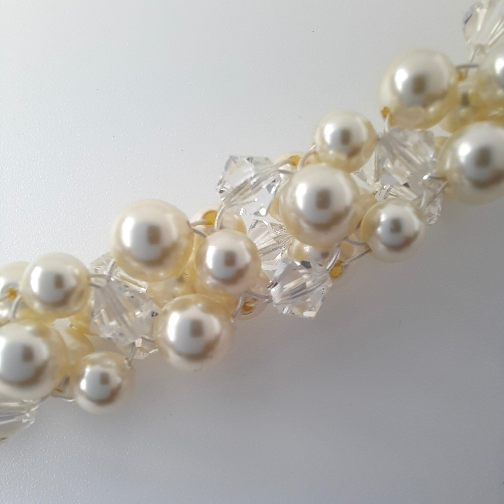 Cream & White Rope Pearl Necklace - Watermeadow Lane Jewellery