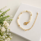Freshwater Pearl & Gold Bracelet - Watermeadow Lane Jewellery