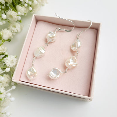Keshi Pearl Earrings