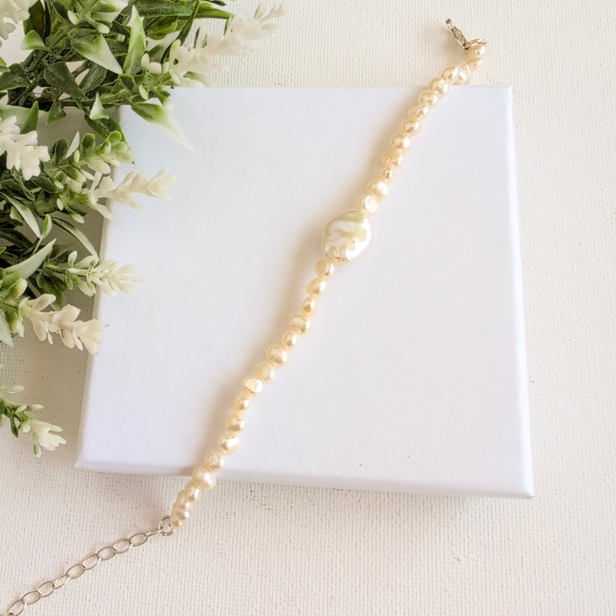 Mini Pearl Bracelet - Watermeadow Lane Jewellery