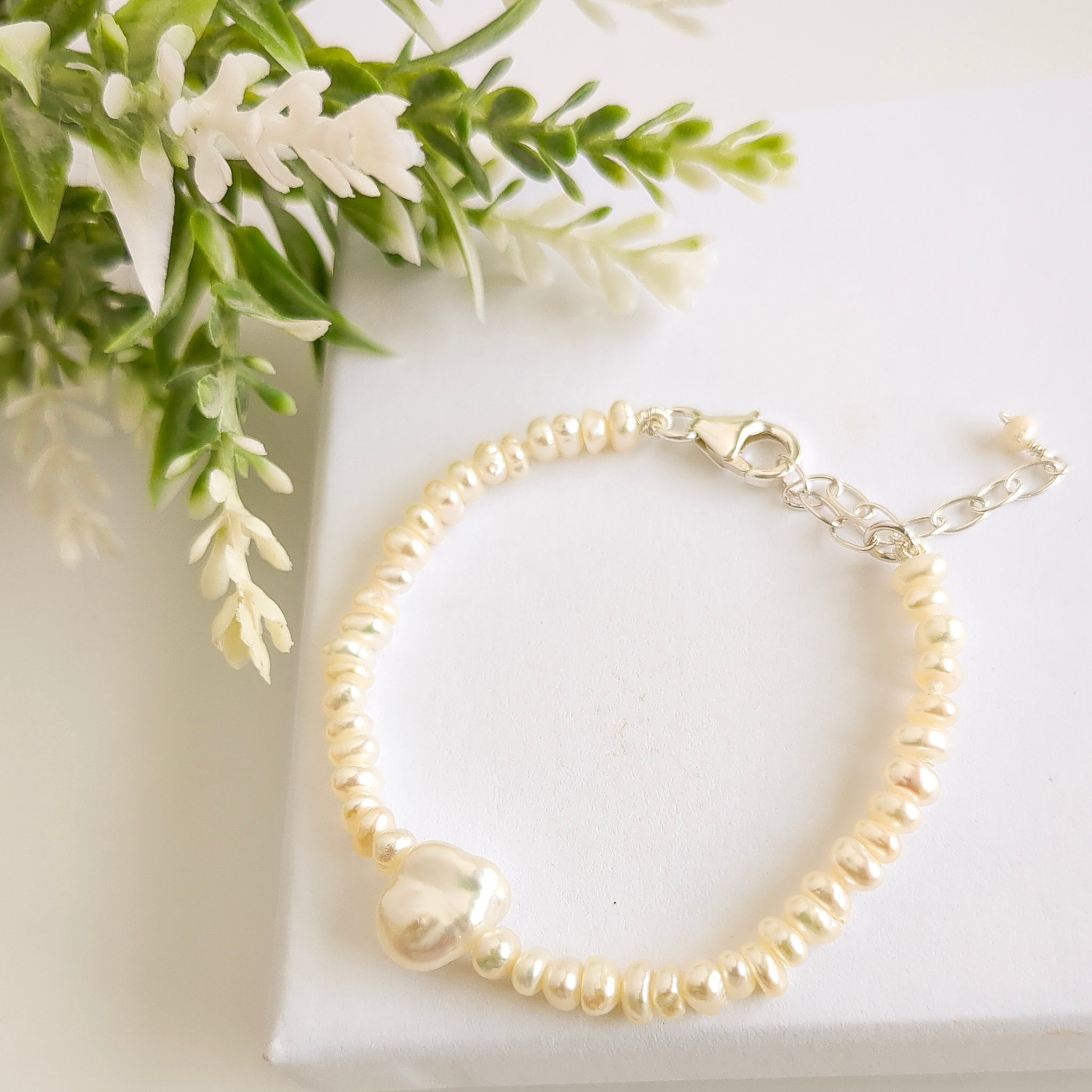 Mini Pearl Bracelet - Watermeadow Lane Jewellery
