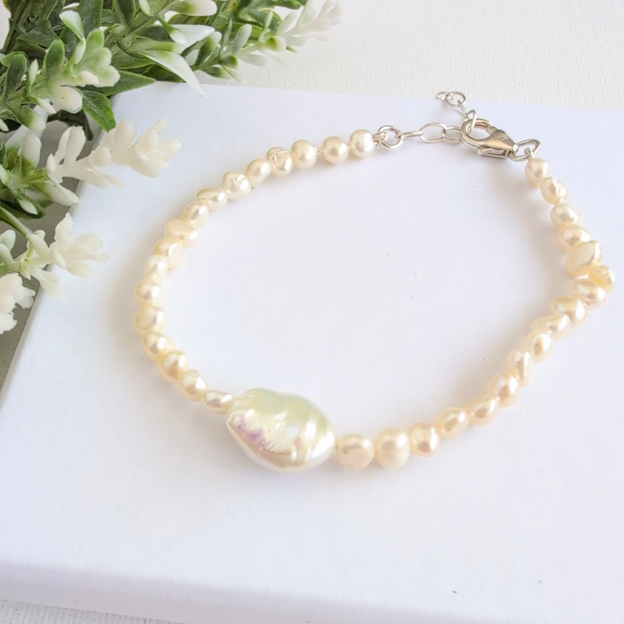 Mini Pearl Bracelet - Watermeadow Lane Jewellery