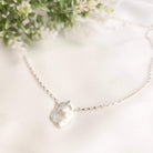 Pearl Petal Pendant Necklace - Watermeadow Lane Jewellery