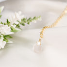 Rose Quartz & Pearl Pendant