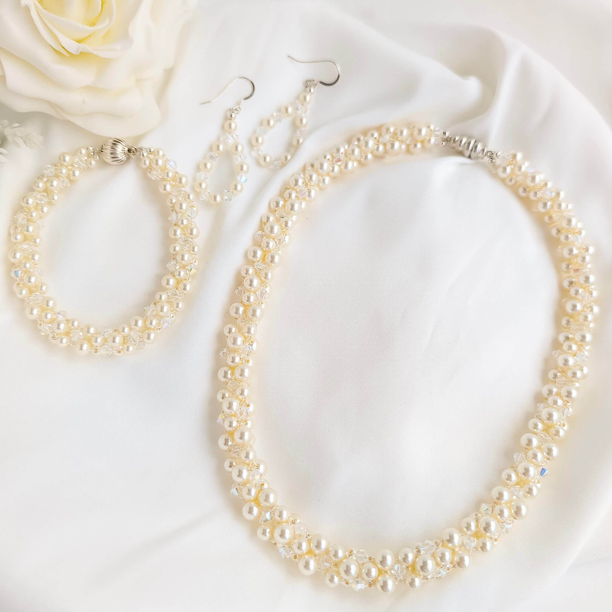 Statement Rope Pearl Jewellery Set - Watermeadow Lane Jewellery