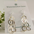 Sterling Silver Chain Earrings - Watermeadow Lane Jewellery