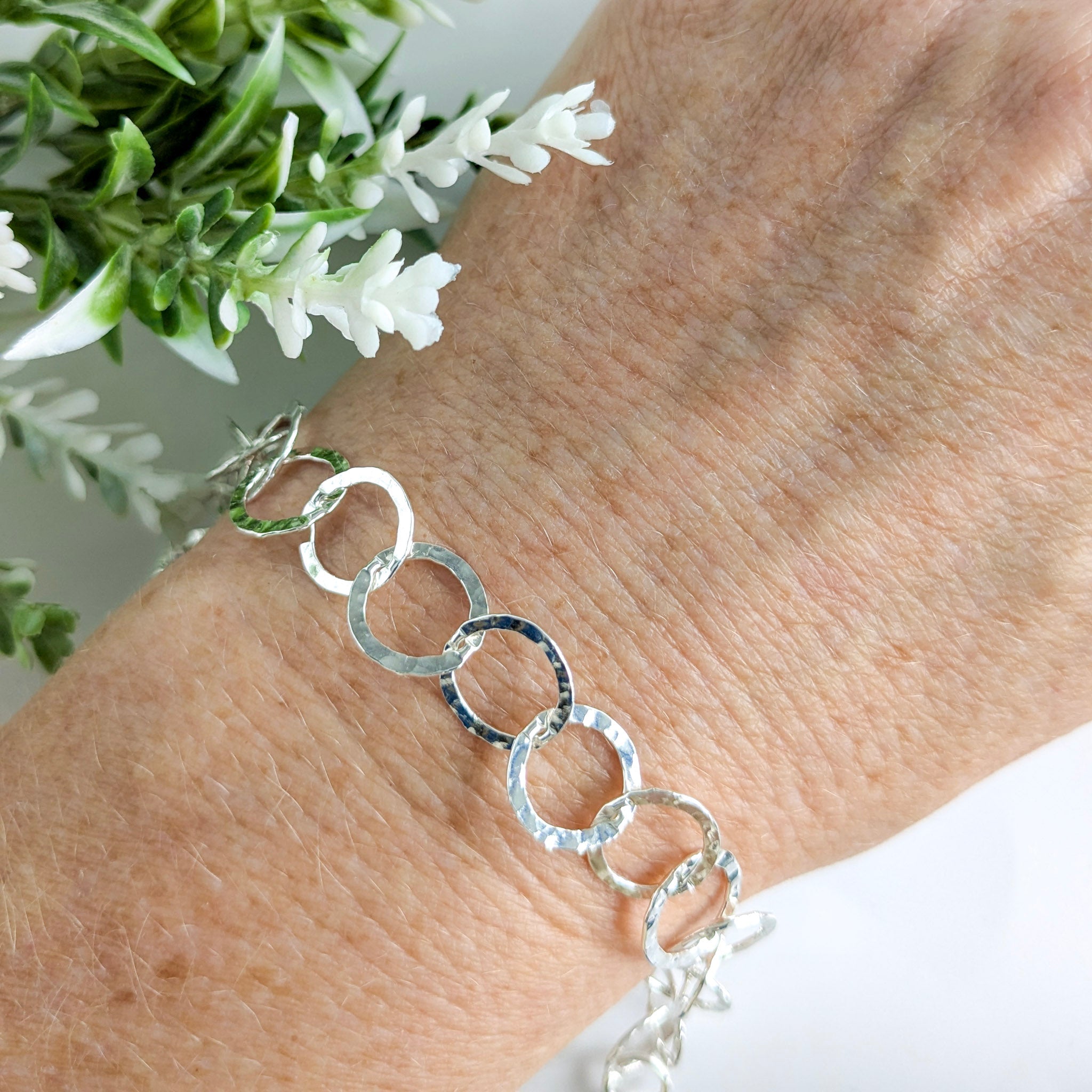 Sterling Silver Chain Link Bracelet - Watermeadow Lane Jewellery