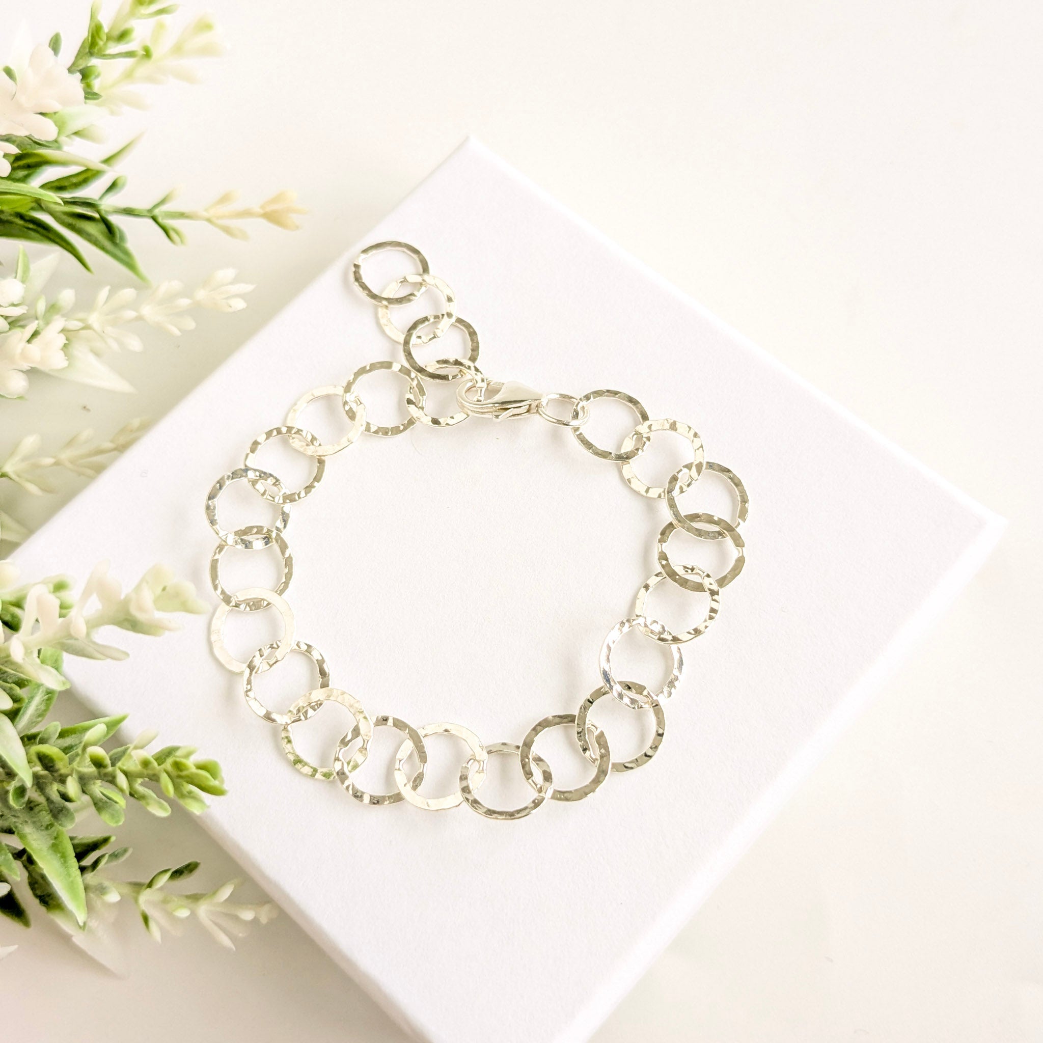 Sterling Silver Chain Link Bracelet - Watermeadow Lane Jewellery