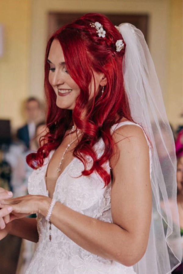 Wedding Day pearl jewellery commission